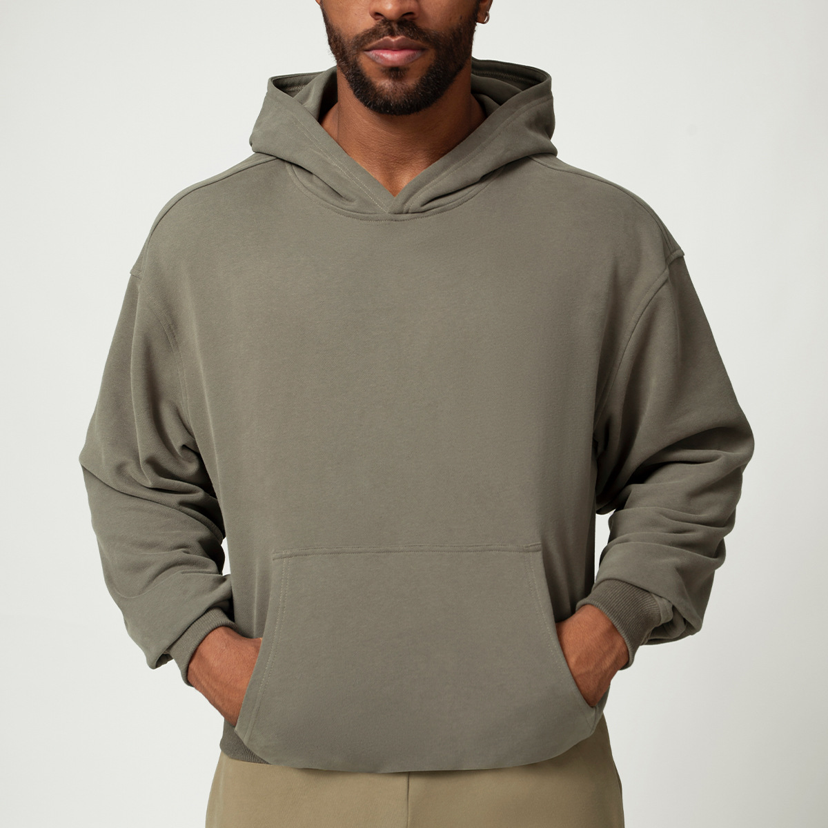Mens Sporty Stylish And Casual Hooded Sweatshirt photo 7