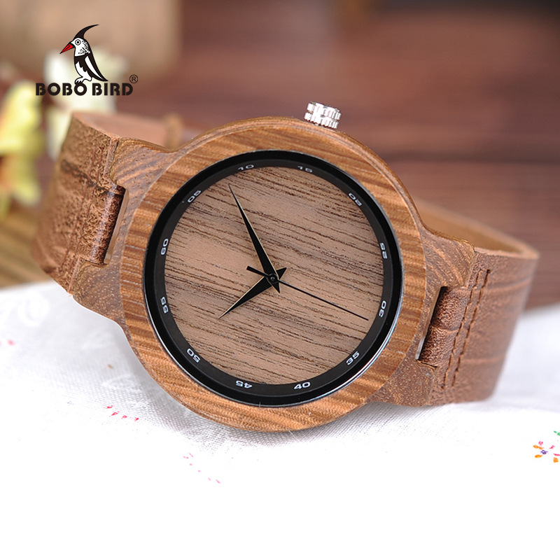 Wooden Classic Analog Quartz Watch Fashionable photo 3