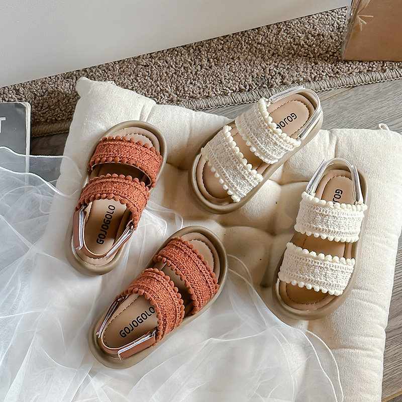 Girls Ethnic-Style Casual Retro Sandals With Soft Soles photo 7
