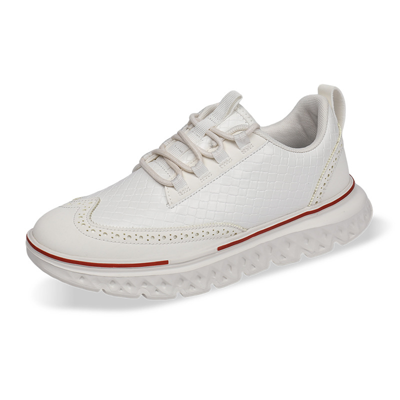 Versatile Men's Athletic Sneakers Woven Design photo 3