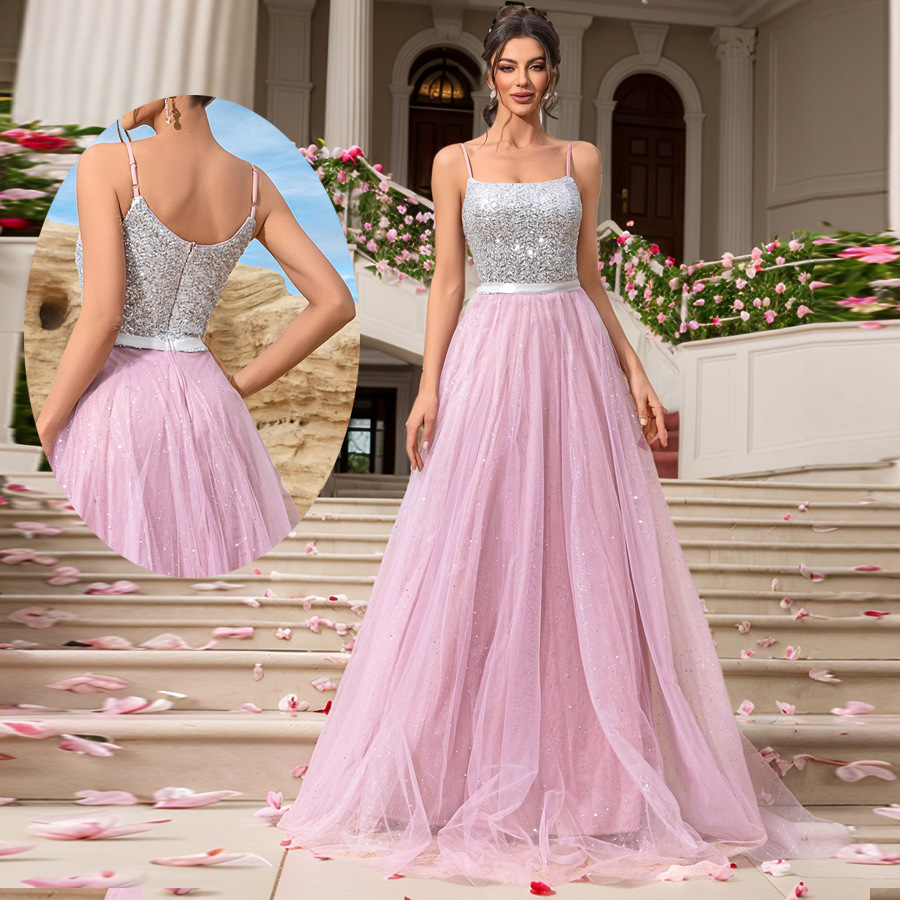 Wedding Dress With Sequins Evening Gown photo 1