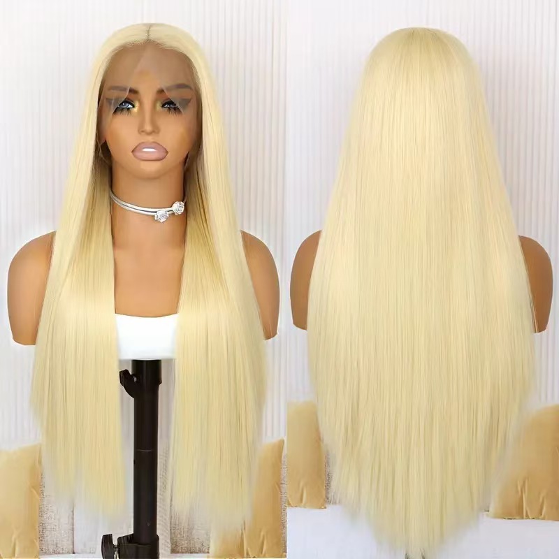 Womens European And American-style Fashionable Multi-colored Straight Wigs photo 8