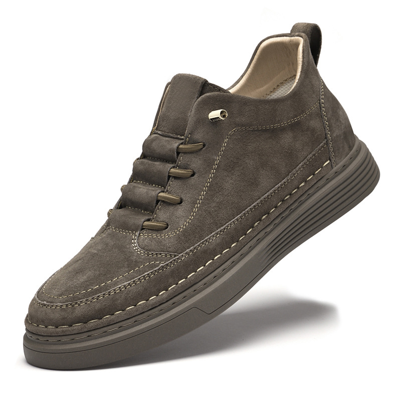 Genuine Leather Casual Shoes Sneakers Suede And Nubuck Leather photo 8