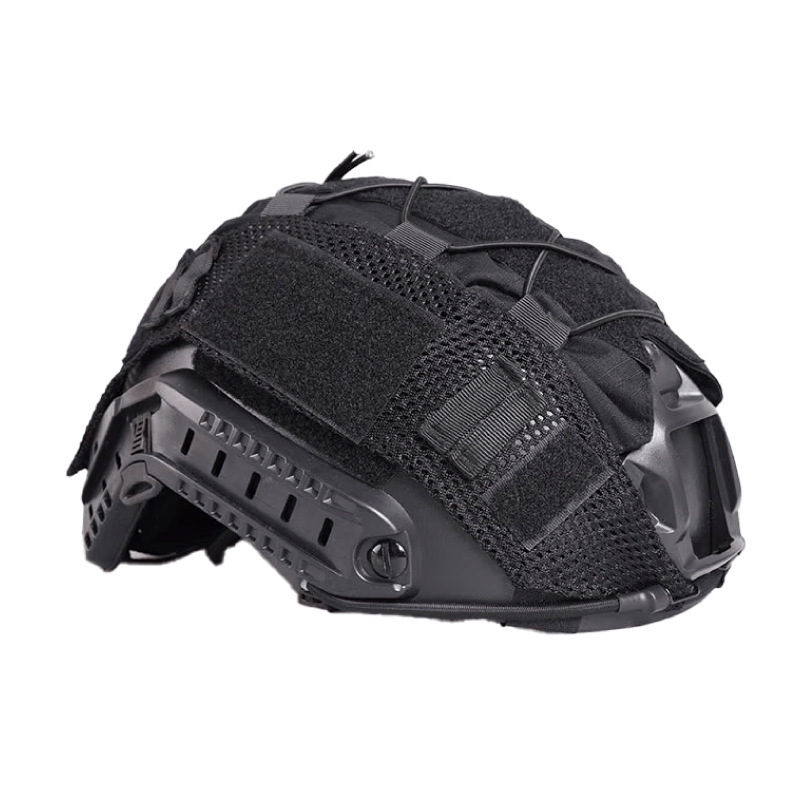 Camouflage Helmet Cover With Elastic Cord Tactical Camouflage Helmet Cover photo 1