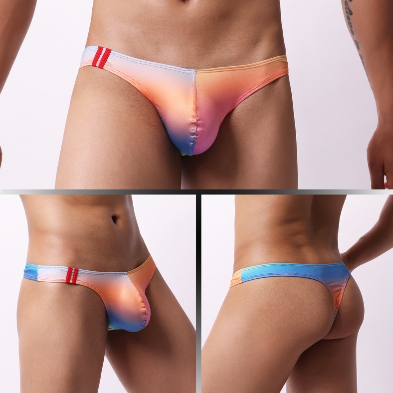 Mens Moisture-Wicking Low-Rise Underwear With Cartoon Print photo 3