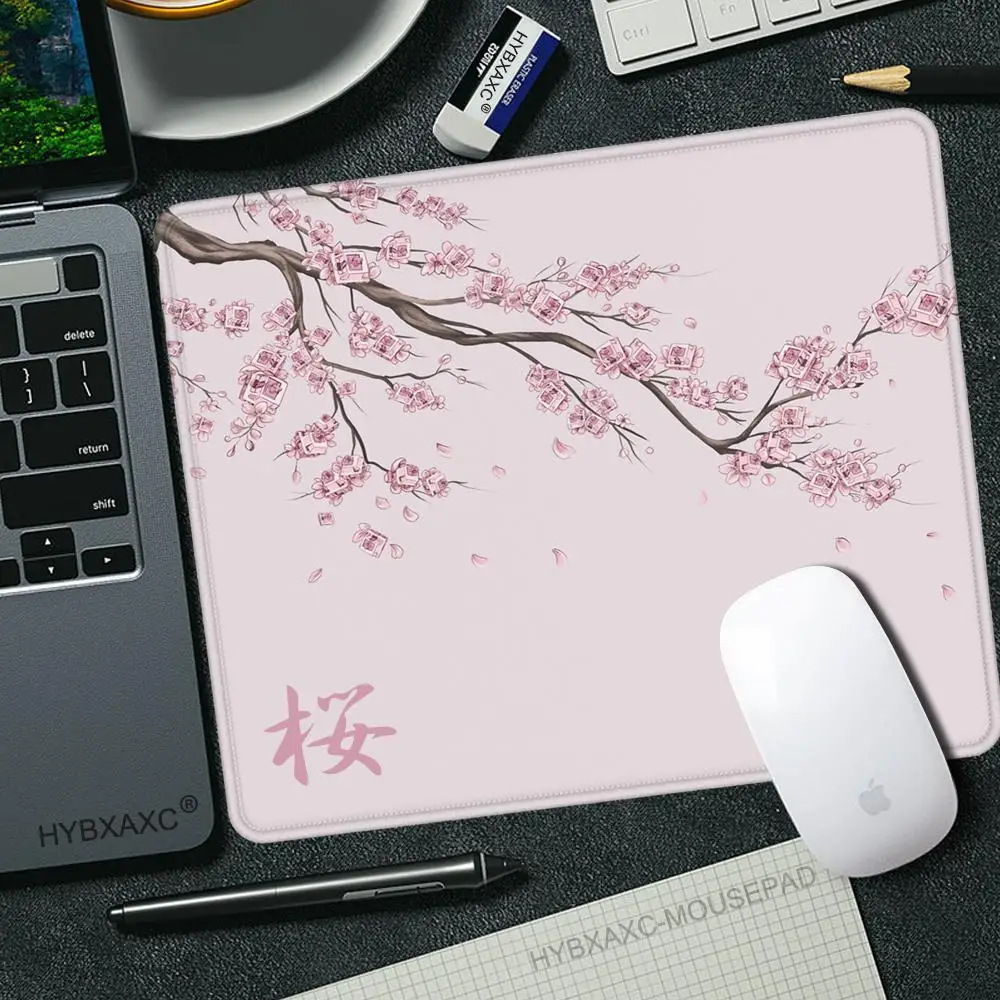 Gaming Mouse Pad Gaming Desk Cherry Blossoms photo 5