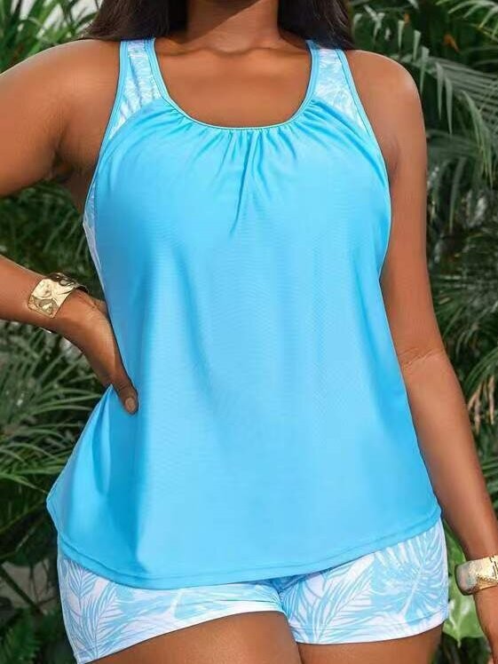 Conservative Plus-size Womens Two-piece Swimsuit photo 5