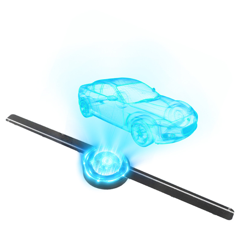 Naked-eye 3D Holographic Projection Suspension Imaging Electric Fan Screen photo 3
