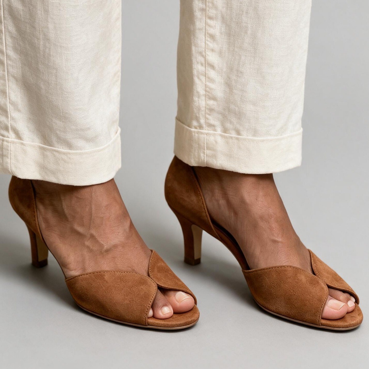 Plus-size Stiletto-heel Open-toe Sandals photo 6