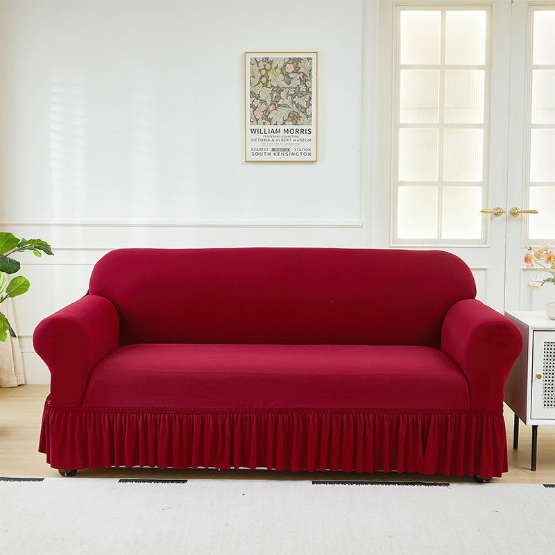 All-inclusive Four-season Fully Covering Elastic Milk Silk Sofa Cover photo 5