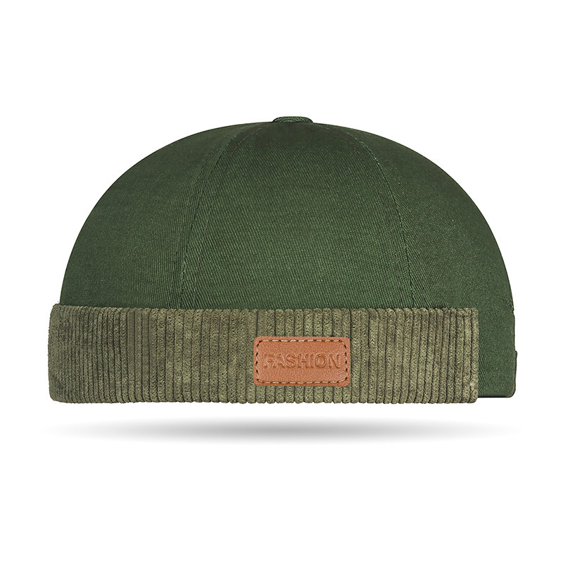 Color-block Patchwork Corduroy Casual Cap photo 8