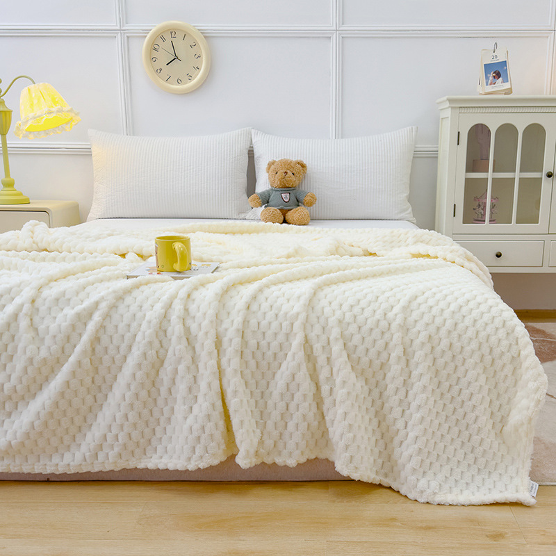 New High-weight Golden Tortoise Wool Flannel Blanket photo 6