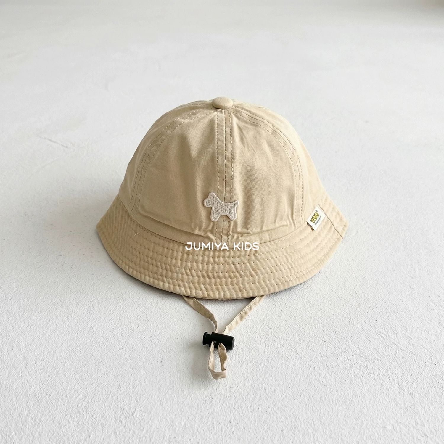 Baby Fisherman Hat With Small Spade Embroidery For Sun Protection photo 2
