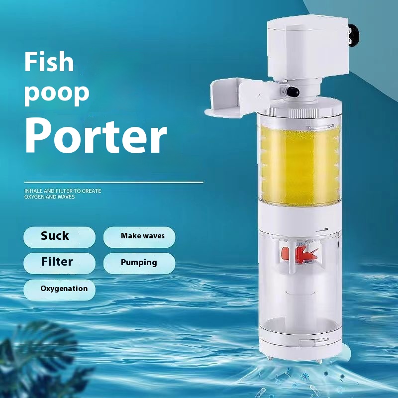 Fish Tank Built-in Filter Three-in-one Suction Wall-hung Urinal Fish Toilet photo 1