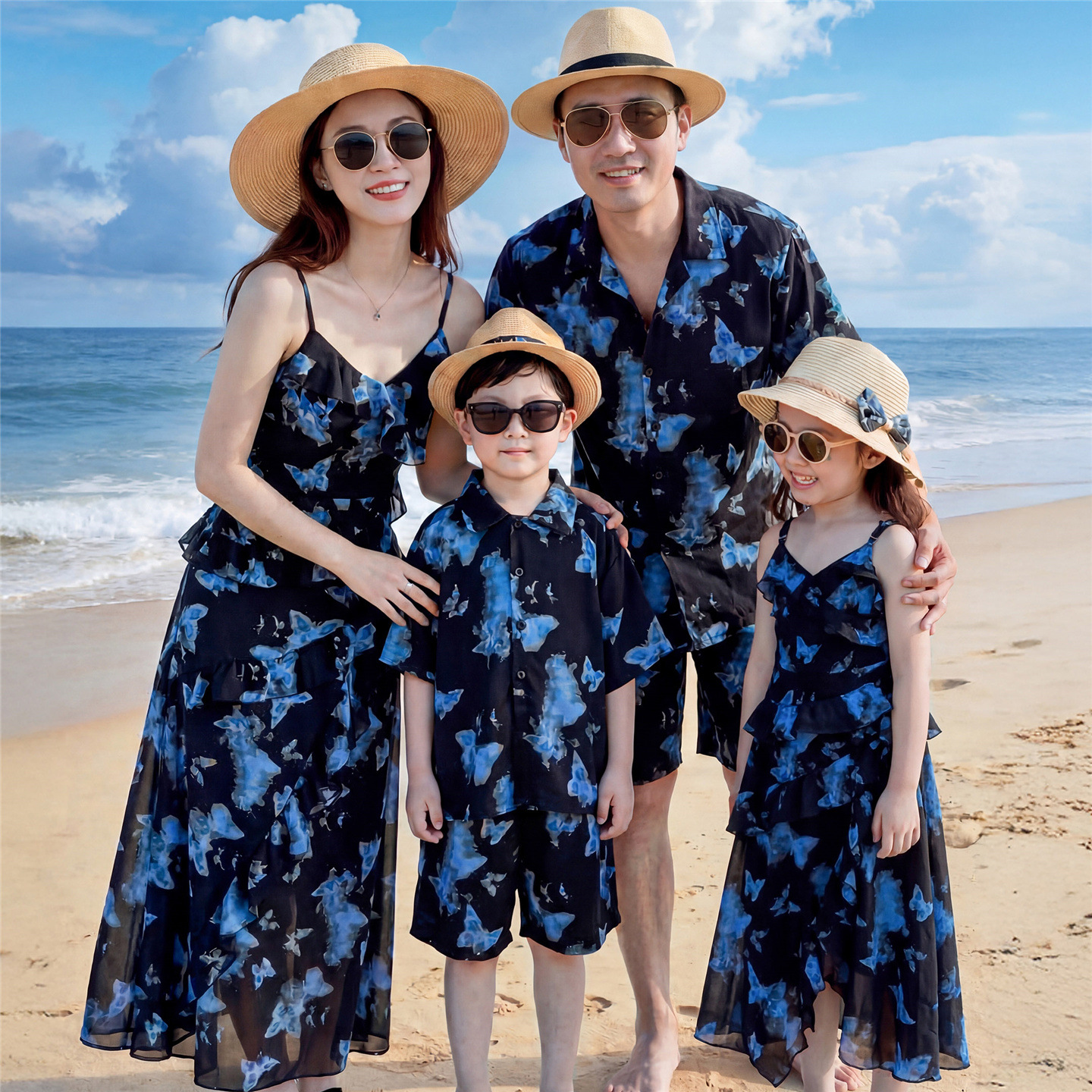 Short-sleeve Mother-daughter Dress Couple Set photo 3