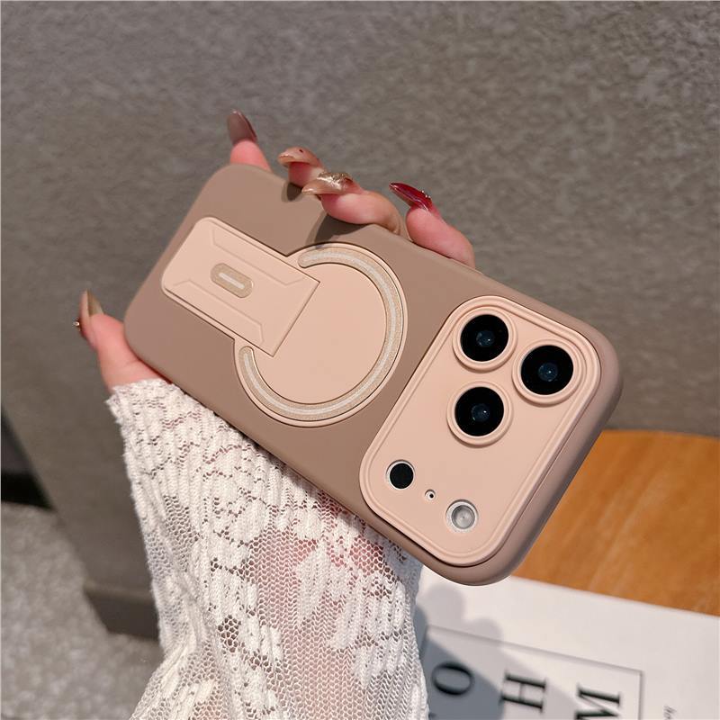 Skin-feel Magnetic Folding Stand For Phone Cases photo 7