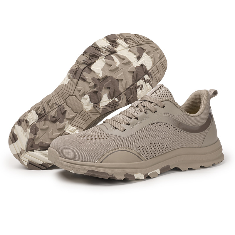 Wide-toe Outdoor Lightweight Breathable Mesh Cushioned Hiking Shoes photo 3