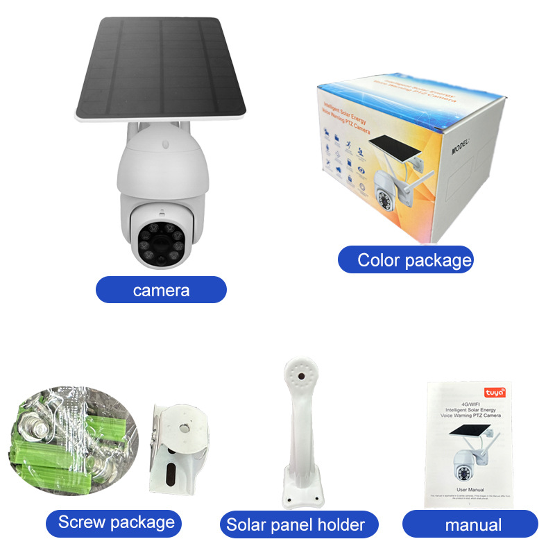 Graffiti  Solar Surveillance Camera Outdoor Waterproof 4G Camera photo 6
