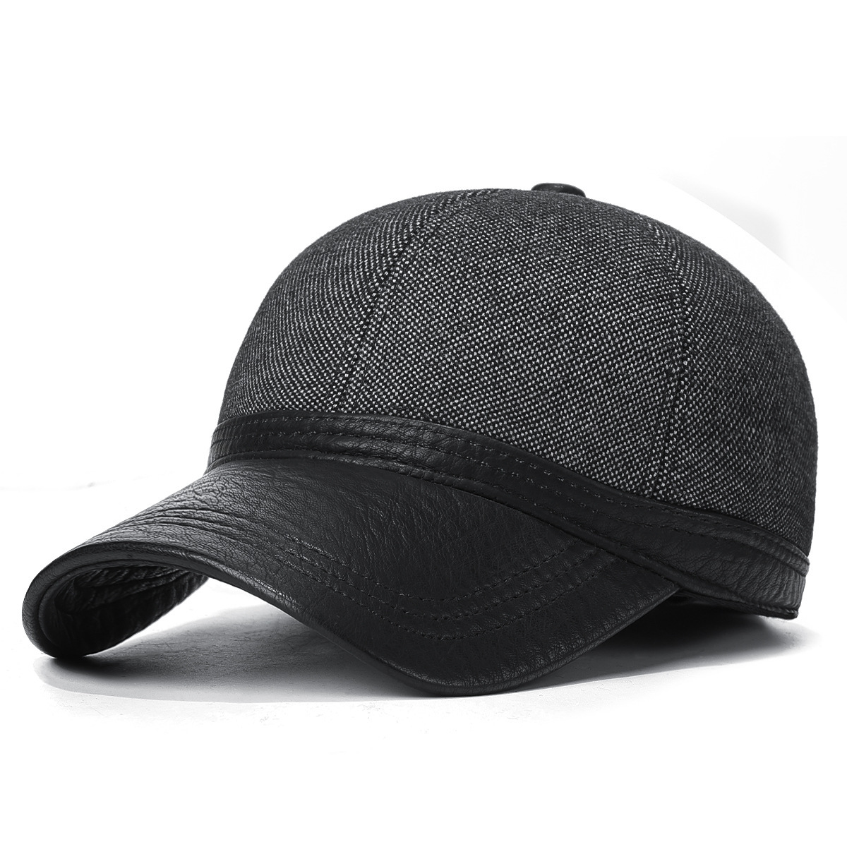 Earflap Warm Hat Ear-covering Mens Baseball Cap photo 6