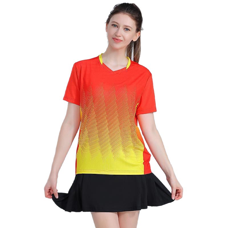Badminton Quick-Drying Short-Sleeve Training Top photo 2