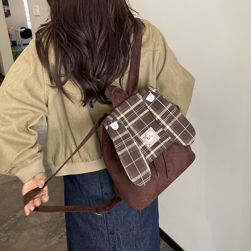 Plaid Shoulder Bag For Women Large Capacity Laid-back Style photo 6