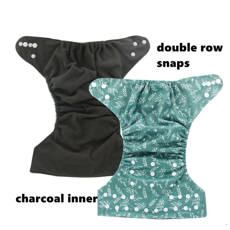 Floral Patterned Breathable Leak-proof Baby Diaper Covers Washable Baby Cloth Diapers photo 5