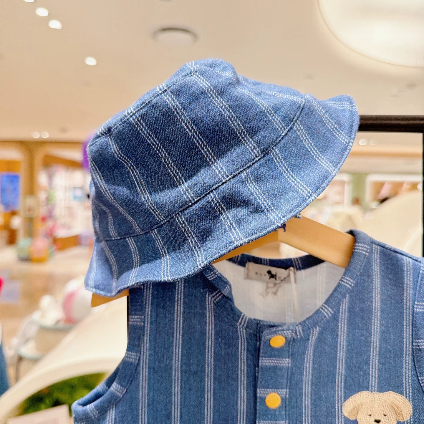 Children's Pure Cotton Striped Romper photo 5