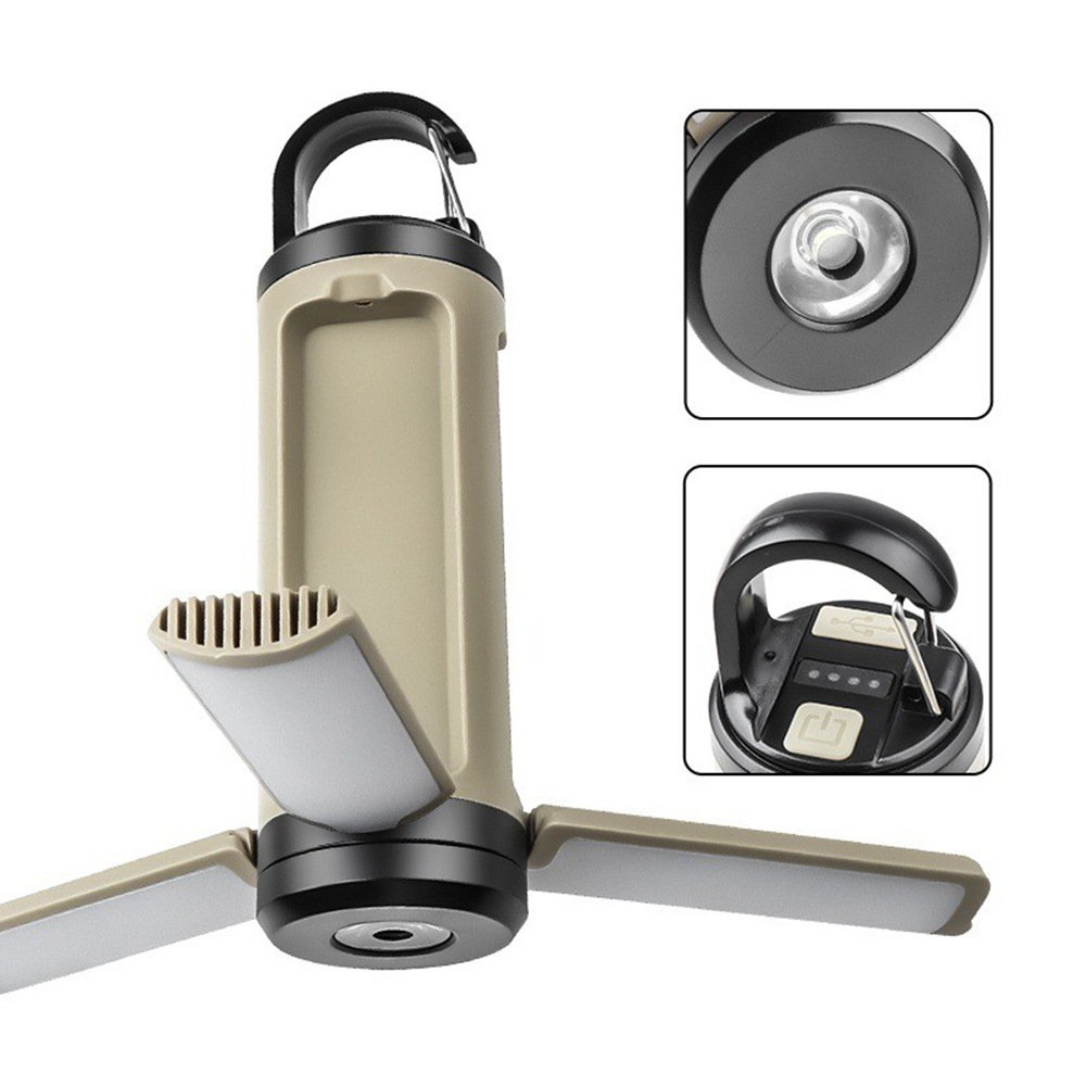 Multifunctional Foldable Four-LeafThree-Leaf Camping Lamp photo 2