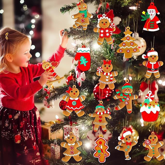 Gingerbread Man Christmas Tree Ornament photo 4