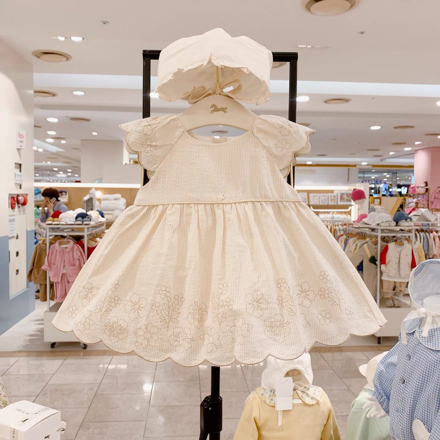Summer New Arrival Korean-style Romper Dress With Hood For Girls photo 1