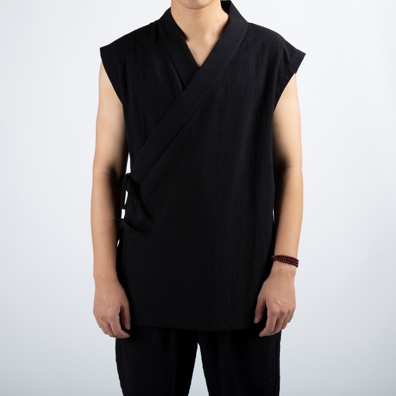 Solid-color Men's Trendy Casual Short-sleeved Shirt photo 6