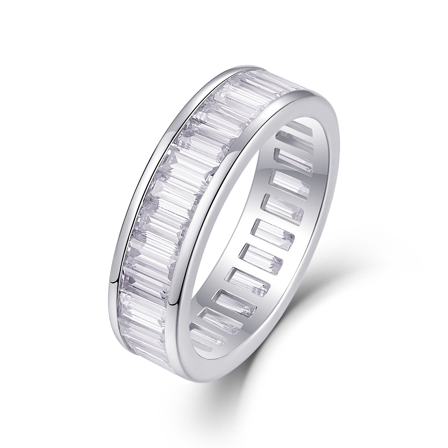 High-grade Versatile European And American Non-fading Ring Moissanite Women photo 4