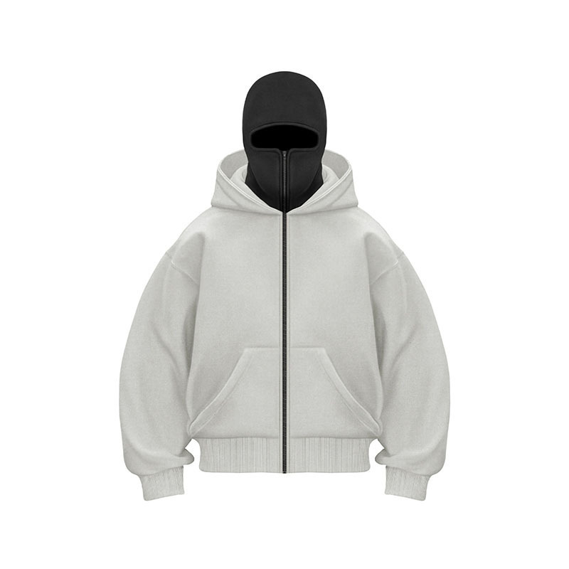 Men's And Women's Double-headed Zipper Hoodie photo 4