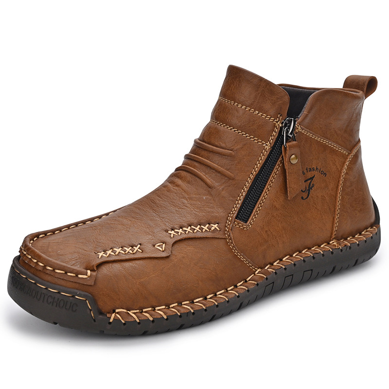 Plus-size High-top Ankle Boots Warm British-style Dr Boots photo 6