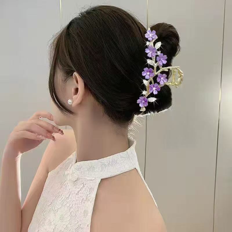 Leaf Hair Clip With Tassel Womens Hairpin photo 7