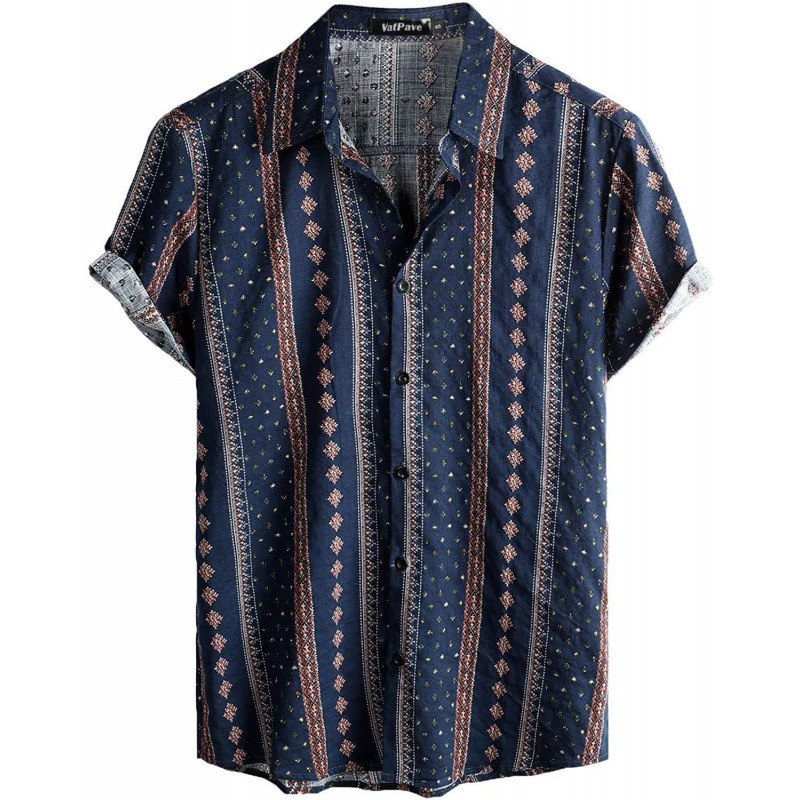 Fashion Summer Printed Hawaiian Shirt For Men photo 5