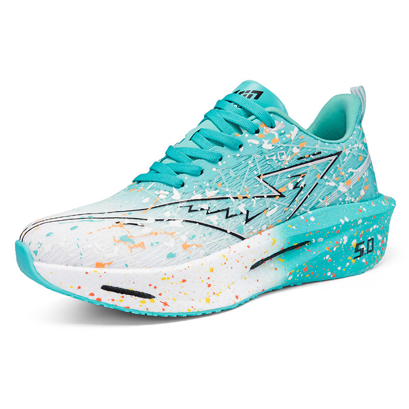 Iridescent Running Shoes Fashionable Mesh Sneakers For Jogging And Sports photo 5