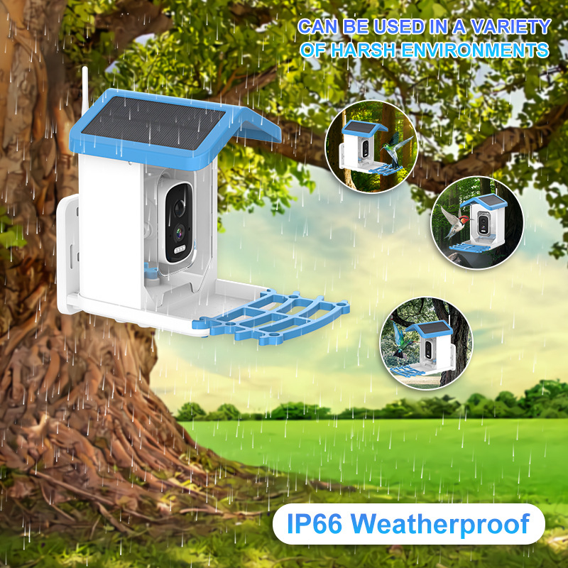 Intelligent Bird Feeding Recognition Solar HD Feeder photo 2
