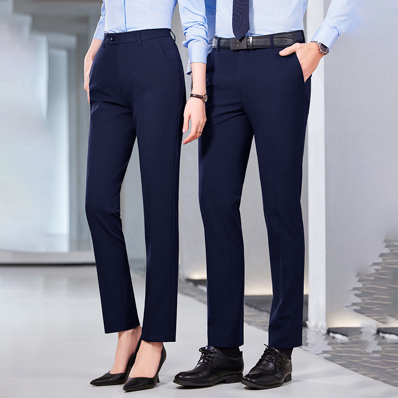 High-waisted Tailored Draping Formal Trousers That Flatter photo 1