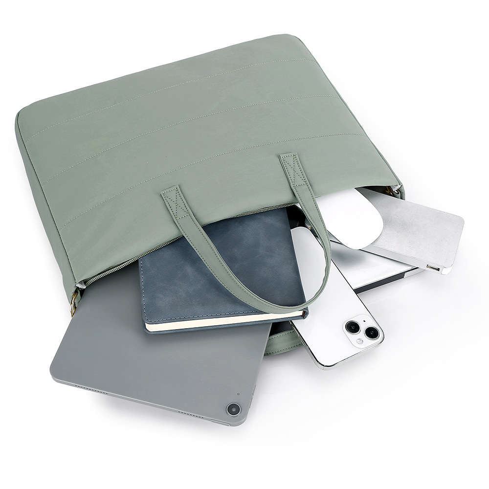 Stylish And Lightweight Women's Computer Bag Compartment Storage Large Capacity photo 2