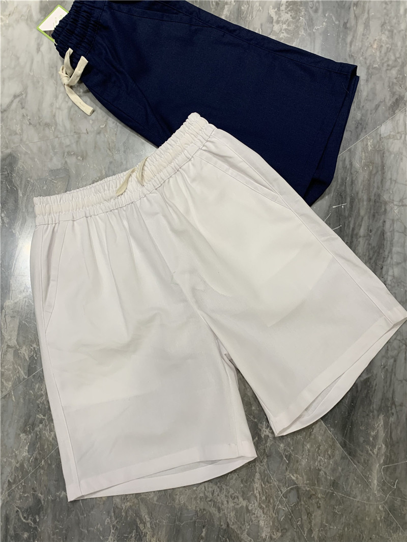 Breathable Solid-Color Casual Men's Drawstring Shorts photo 8