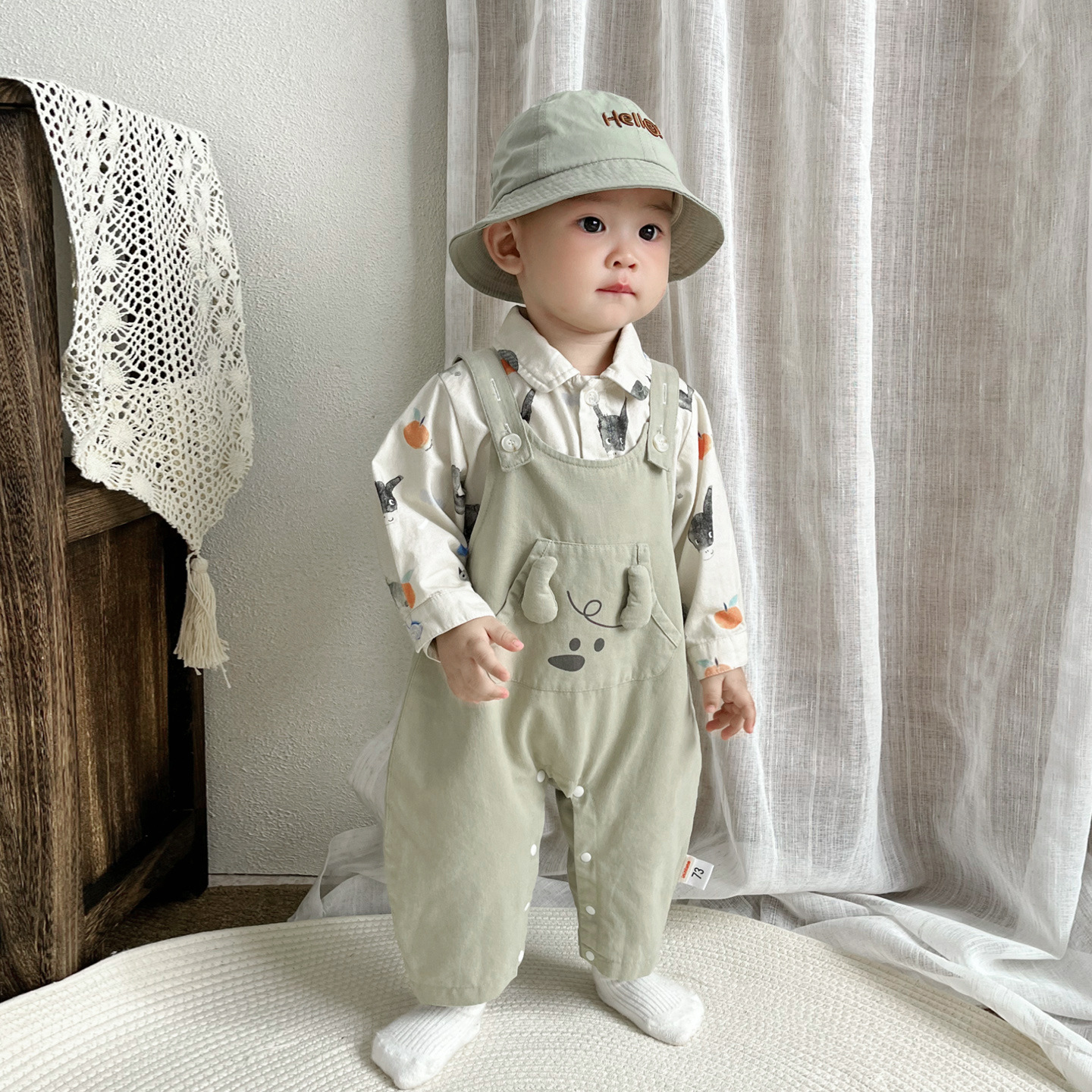 Baby Boy Clothing Autumn Overalls Set photo 4