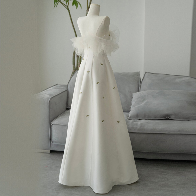 Chiffon Elegant High-end Forest-style Evening Gown photo 2