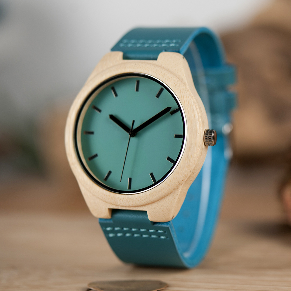 F20 Classic Wooden Analog Quartz Watch photo 4