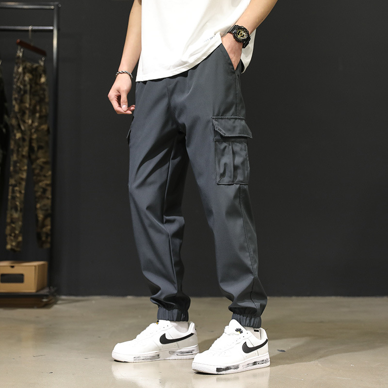 Loose-fit Plus-size Capri Pants Mens Jogger Pants photo 5