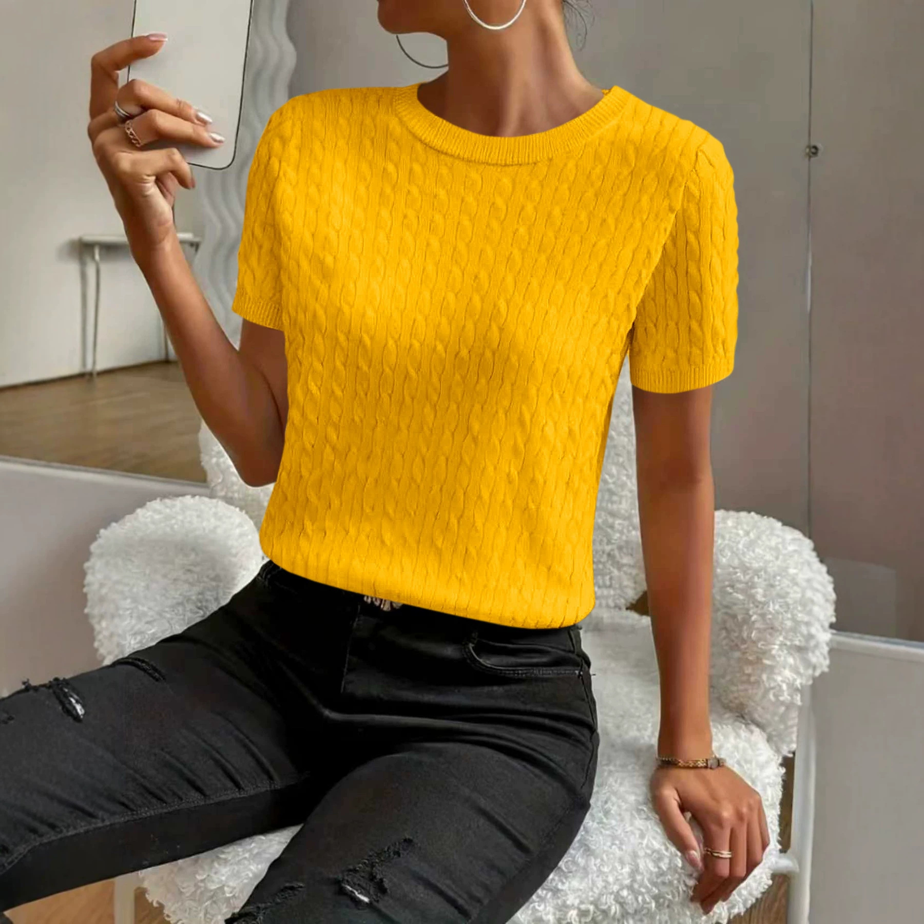 Figure-flatterin Slimming Versatile Work Top photo 3