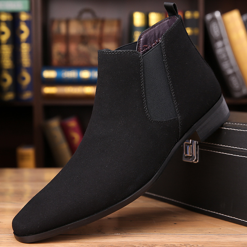Men's Casual Leather Shoes Pointed-toe Plus Size photo 1