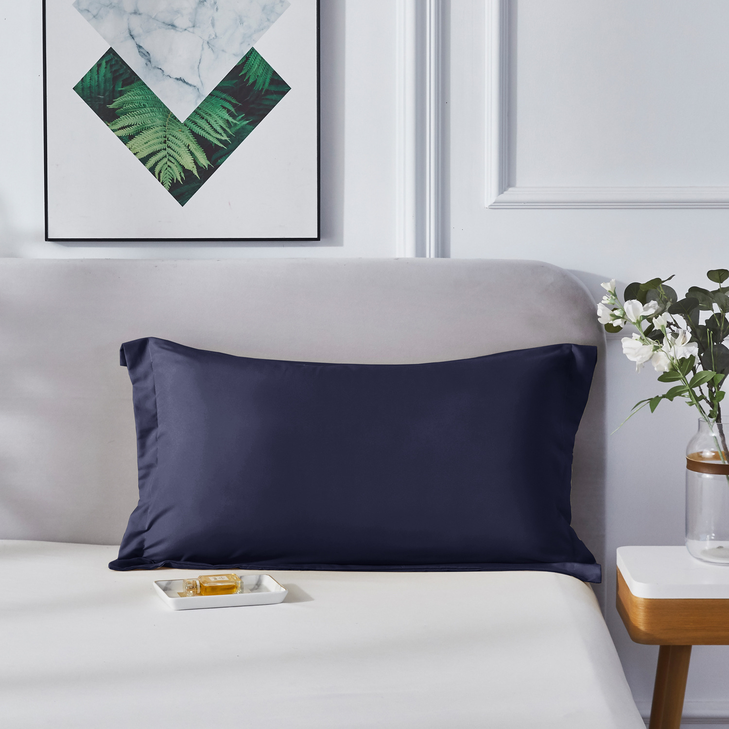 Brushed Fabric Simple And Versatile Skin-friendly Bed Sheet And Pillowcase Set photo 6
