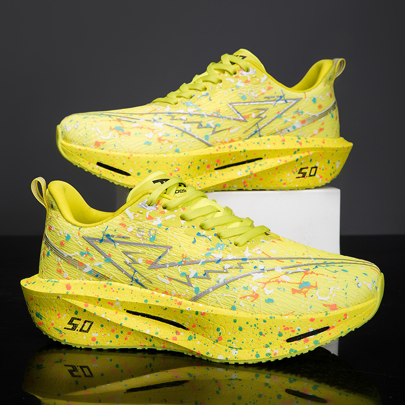 Iridescent Running Shoes Fashionable Mesh Sneakers For Jogging And Sports photo 2