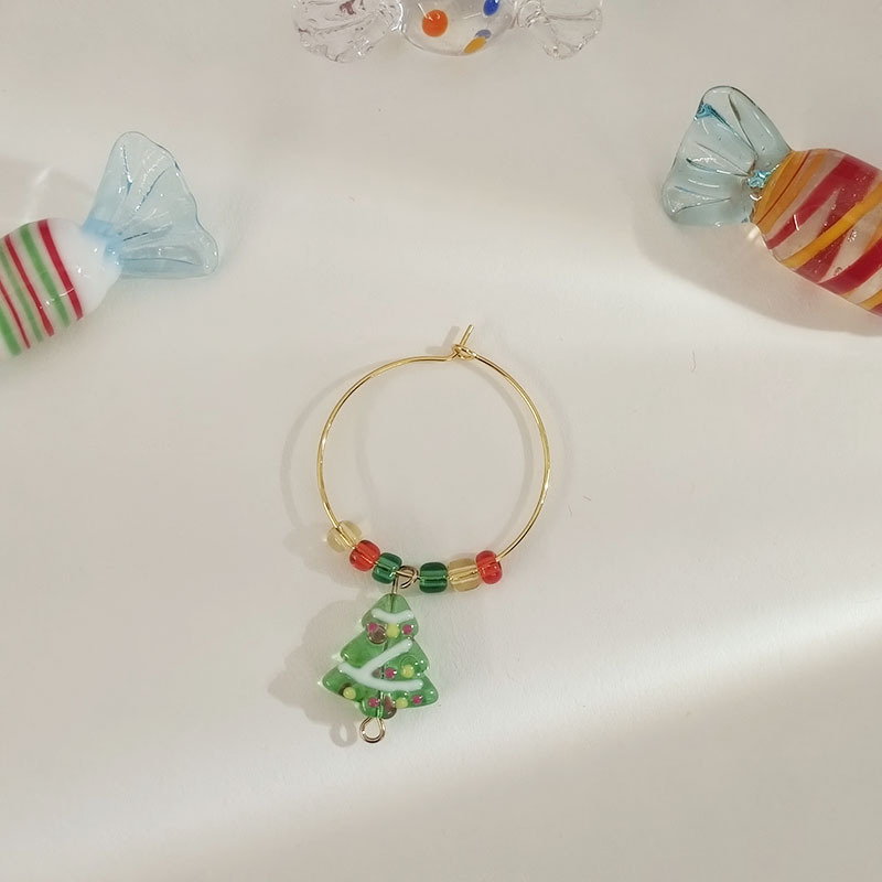 Alloy Christmas Series Wine Glass Pendant photo 3